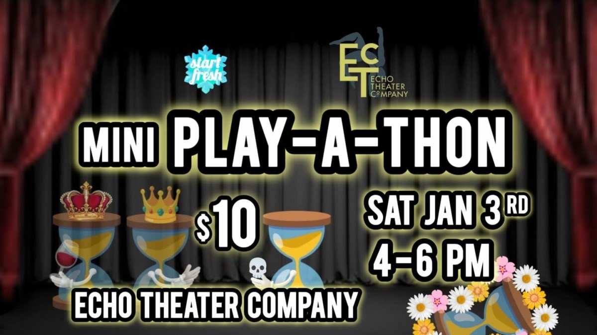 Mini-Play-a-Thon.jpg Mini-Play-a-Thon, Sat Jan 3rd 4-6 PM, Echo Theater Company