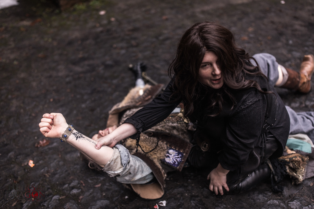 Lady Greyjoy shows off Lord Mallister's Black Star tattoo