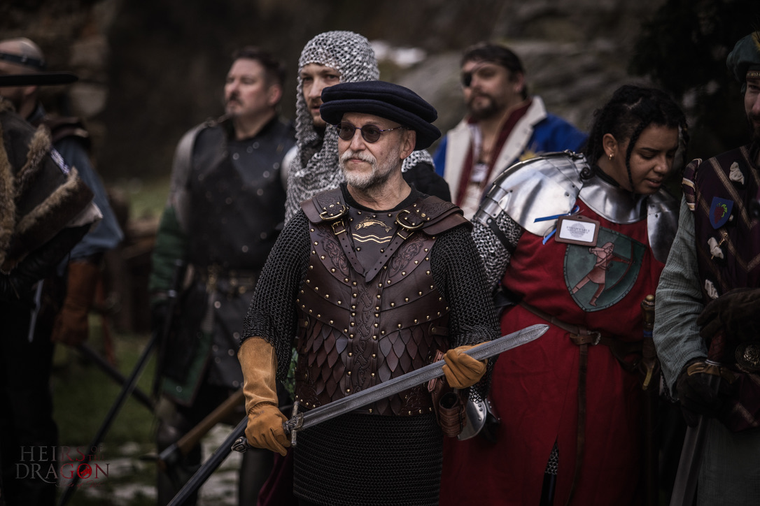 Lord Tully in armor at the Grand Melee